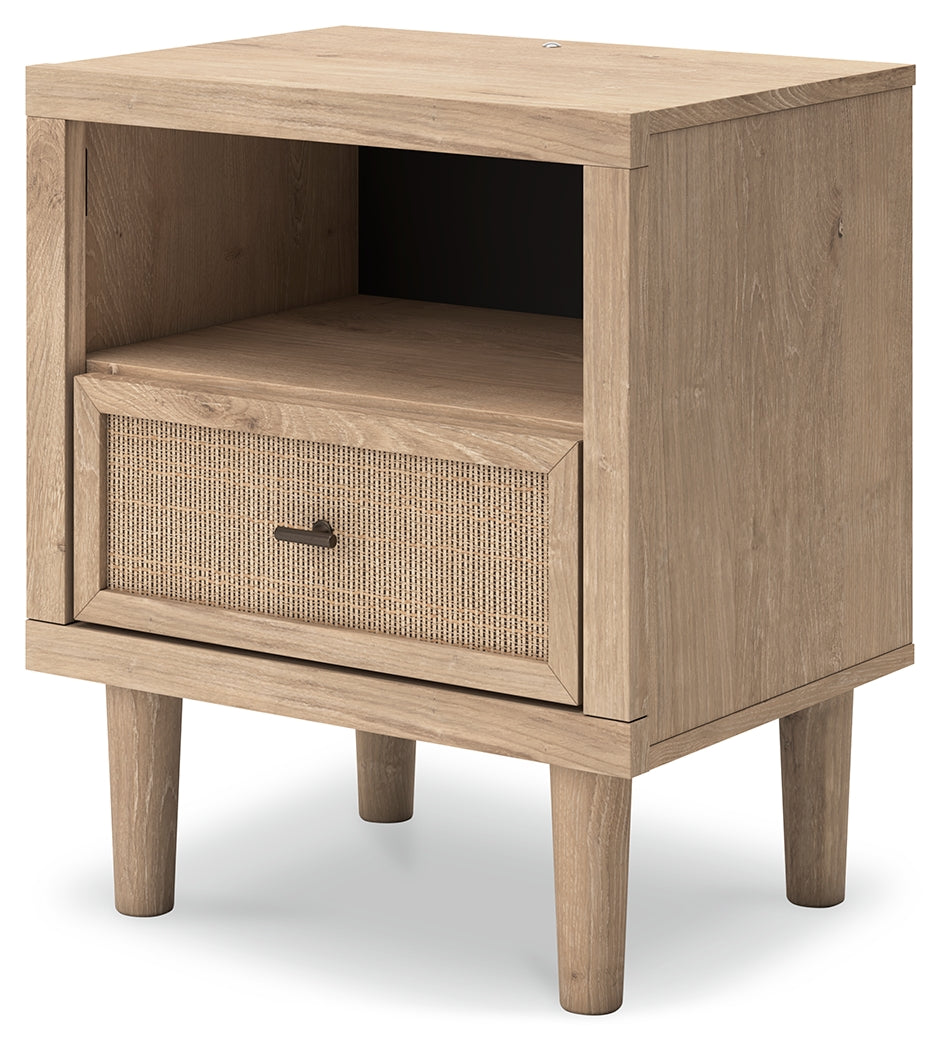 Cielden Queen Upholstered Bed, Dresser and 2 Nightstands