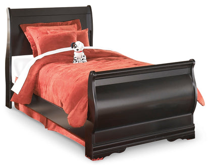 Huey Vineyard Twin Sleigh Bed and Nightstand