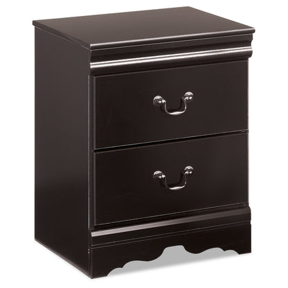 Huey Vineyard Twin Sleigh Bed with Chest of Drawers and Nightstand