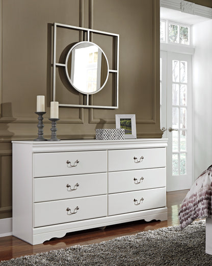 Anarasia Queen Sleigh Bed and Dresser