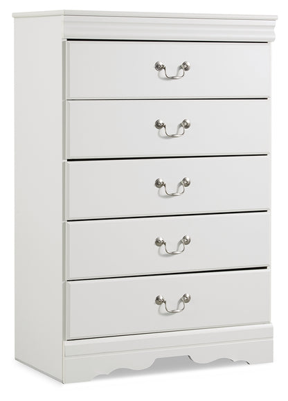 Anarasia Full Sleigh Bed, Chest and Nightstand