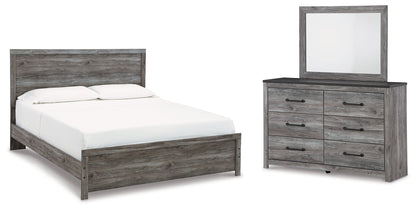 Bronyan King Panel Bed, Dresser and Mirror