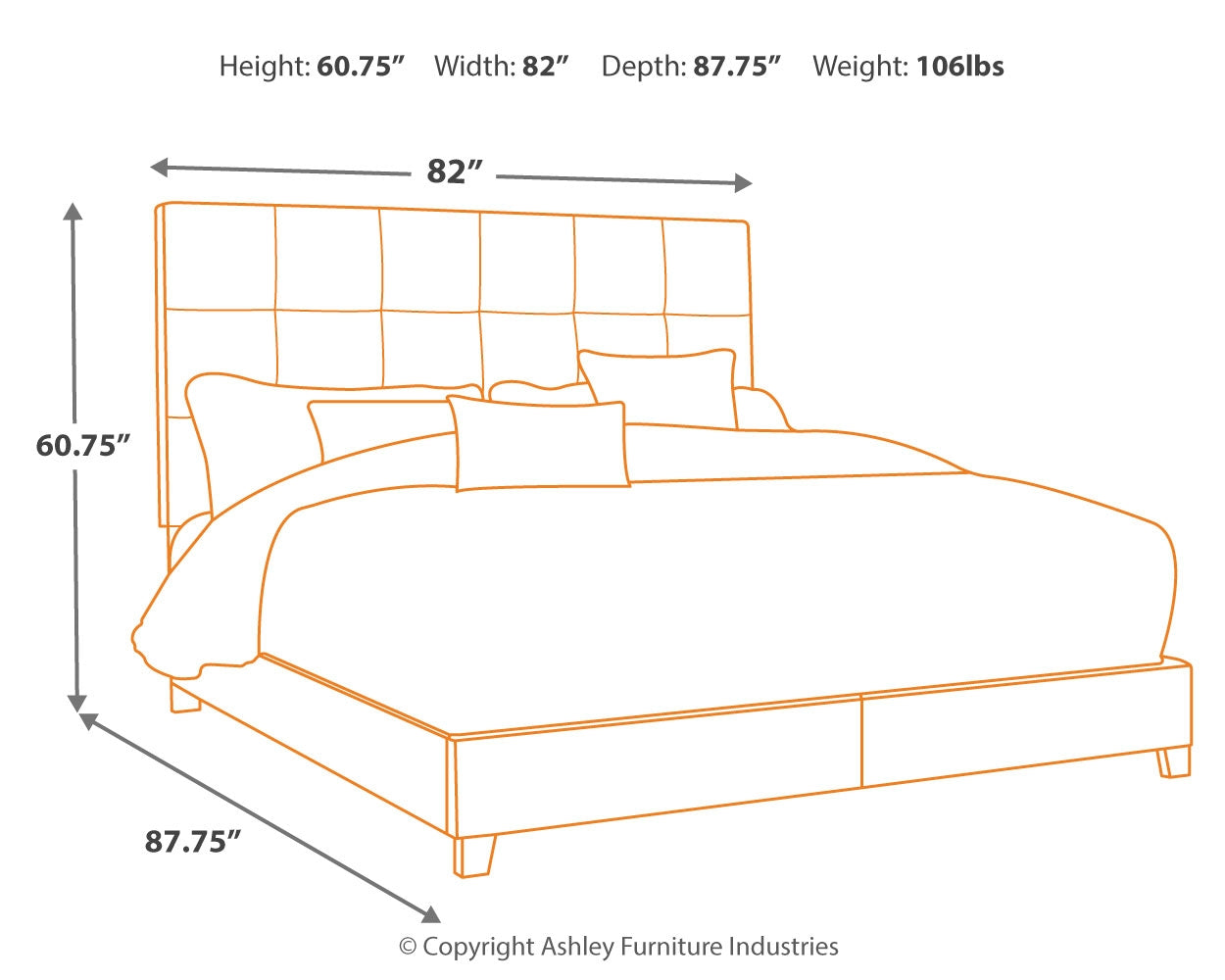 Dolante King Upholstered Bed