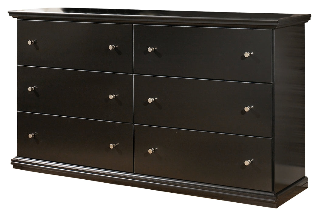 Maribel Full Panel Bed, Dresser and Nightstand