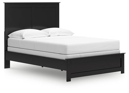 Maribel Full Panel Bed, Dresser and Mirror