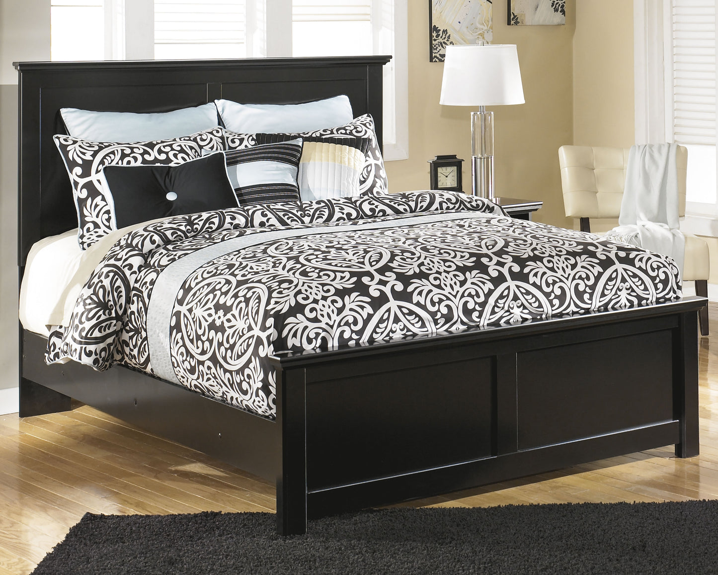 Maribel Queen Panel Bed and Chest