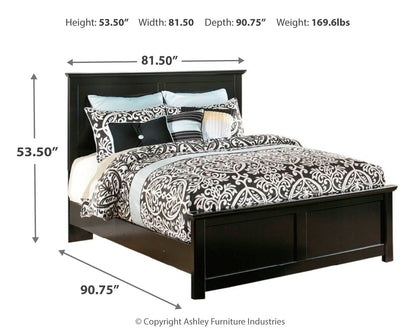 Maribel King Panel Bed and 2 Nightstands