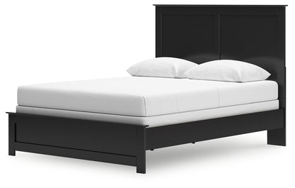 Maribel Queen Panel Bed, Dresser, Mirror, Chest and 2 Nightstands