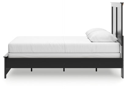 Maribel Queen Panel Bed, Dresser and Mirror