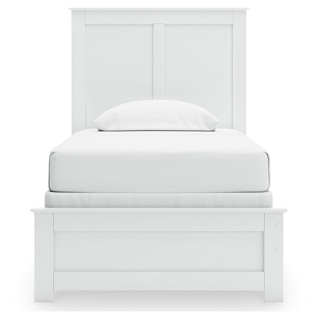 Bostwick Shoals Twin Panel Bed, Dresser and Mirror