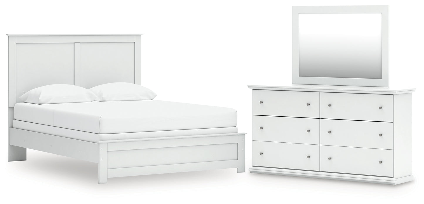 Bostwick Shoals Queen Panel Bed, Dresser and Mirror