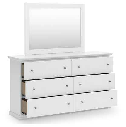 Bostwick Shoals Queen Panel Bed, Dresser and Mirror
