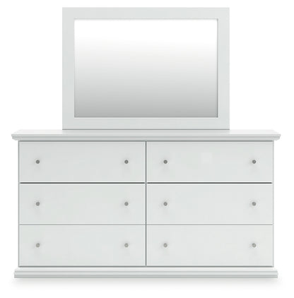 Bostwick Shoals Twin Panel Bed, Dresser and Mirror