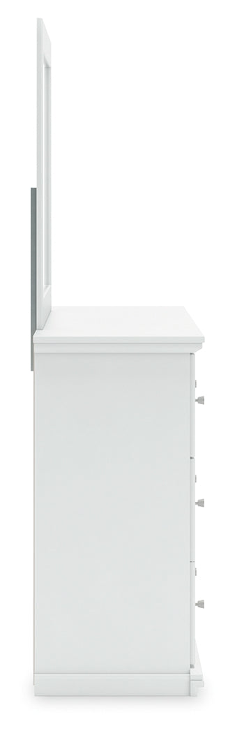 Bostwick Shoals Queen Panel Bed, Dresser and Mirror
