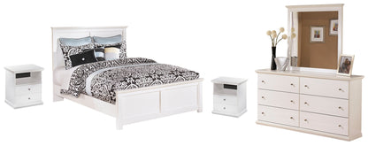 Bostwick Shoals Queen Panel Bed, Dresser and Mirror