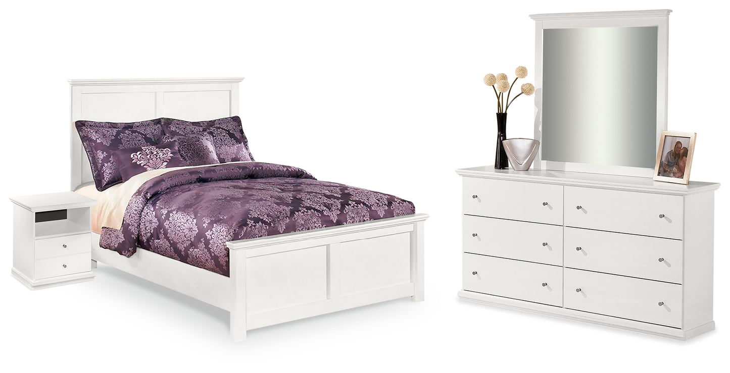 Bostwick Shoals Full Panel Bed, Dresser, Mirror and Nightstand