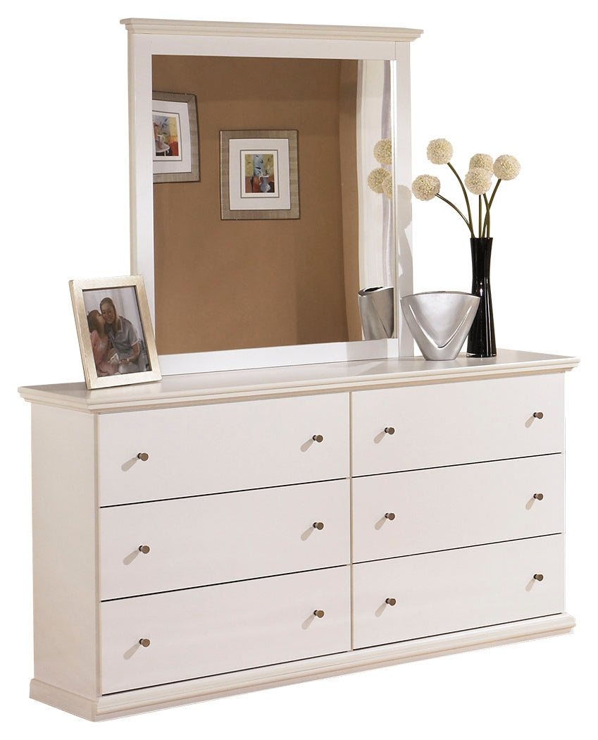 Bostwick Shoals Twin Panel Headboard, Dresser and Mirror