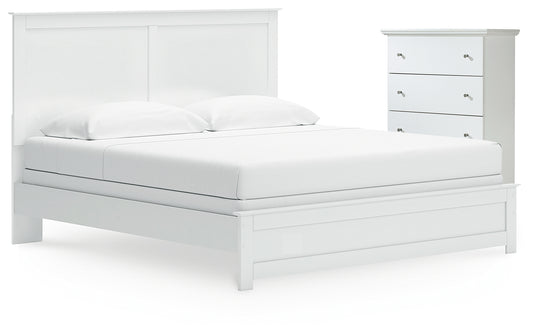 Bostwick Shoals King Panel Bed and Chest