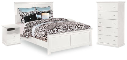 Bostwick Shoals Queen Panel Bed, Chest and 2 Nightstands