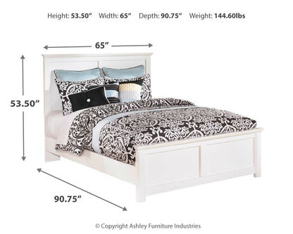 Bostwick Shoals Queen Panel Bed, Cheat and Nightstand