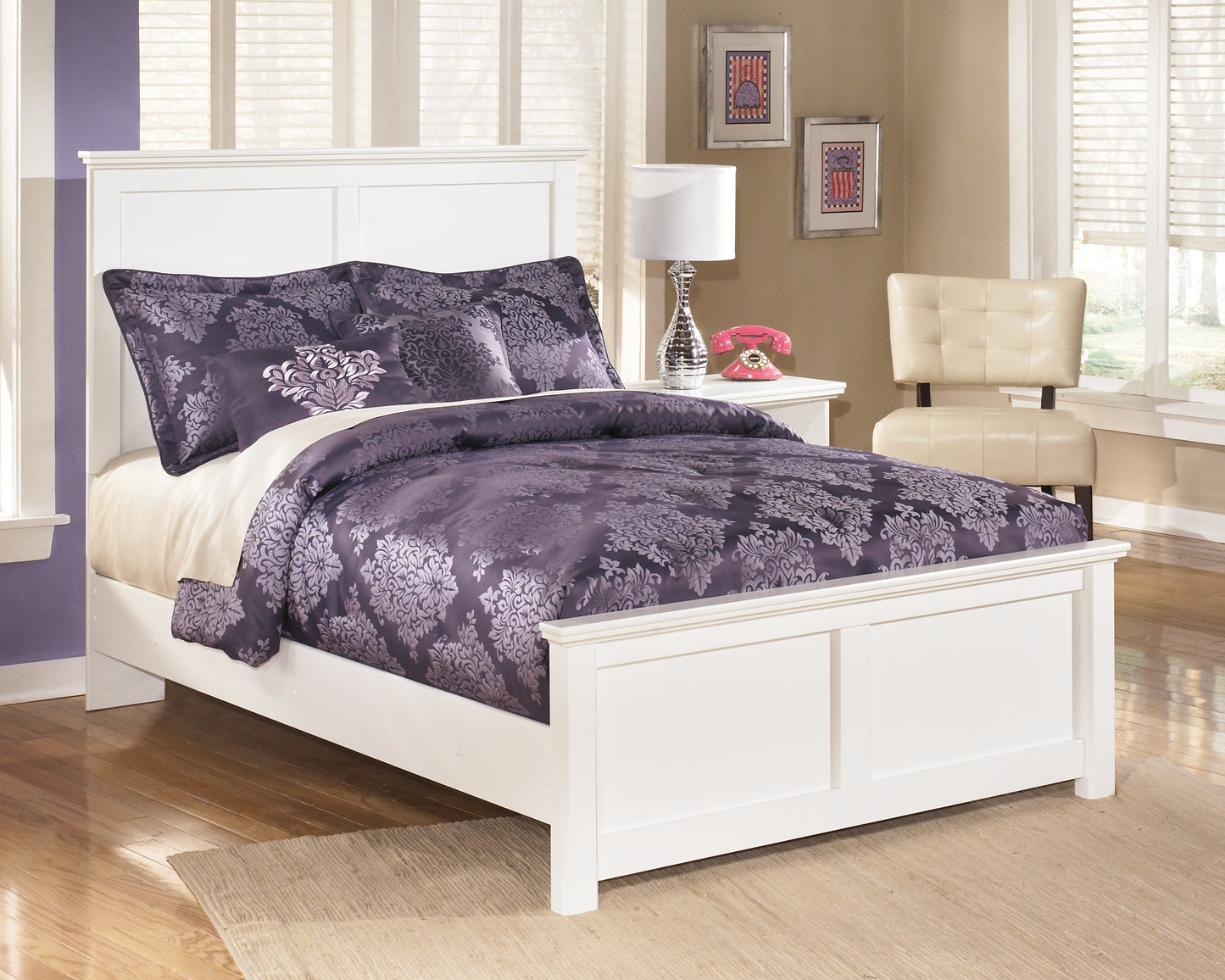 Bostwick Shoals Full Panel Bed, Dresser, Mirror and Nightstand