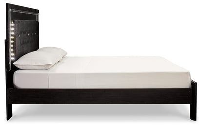 Kaydell King Upholstered Panel Bed with Storage