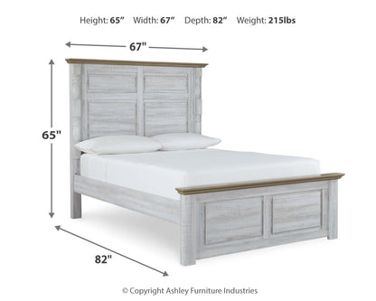 Haven Bay Queen Panel Bed, Dresser and Mirror