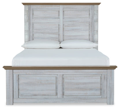 Haven Bay Queen Panel Bed, Dresser, Mirror and Nightstand