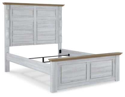 Haven Bay Queen Panel Bed, Dresser, Mirror and Nightstand