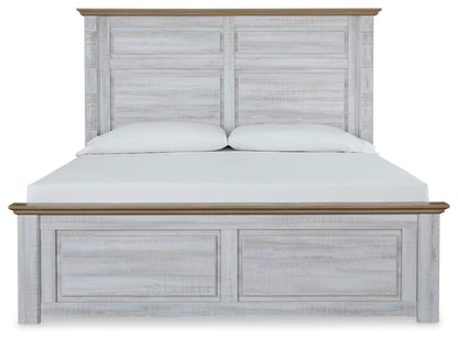 Haven Bay King Panel Bed, Dresser and Mirror