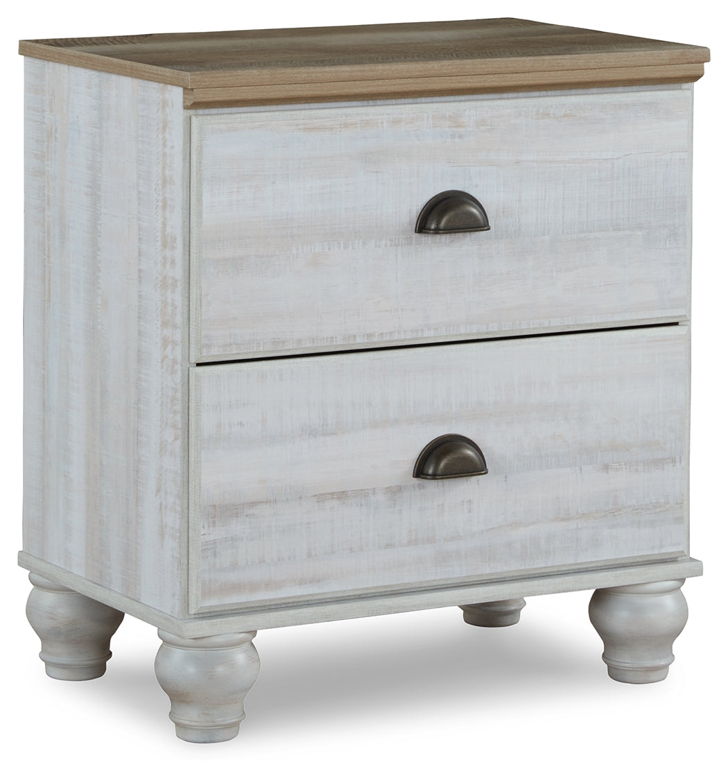 Haven Bay Queen Panel Storage Bed, Dresser, Mirror, Chest and Nightstand