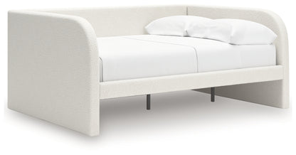 Arloster Full Upholstered Day Bed, Dresser and Mirror