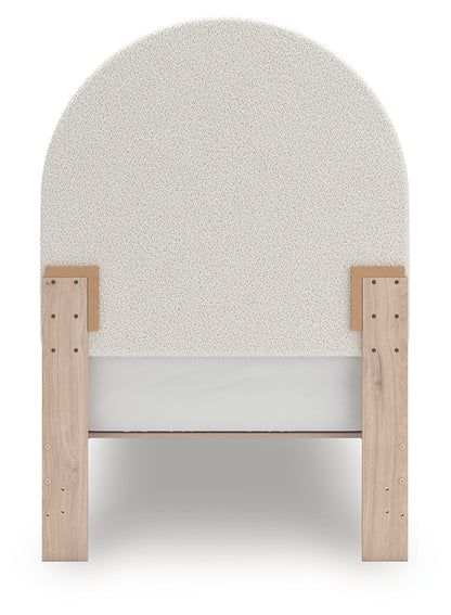 Arloster Twin Upholstered Panel Bed