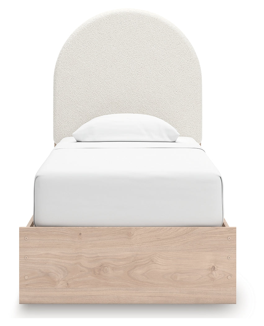 Arloster Twin Upholstered Panel Bed