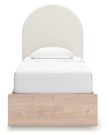 Arloster Twin Upholstered Panel Bed
