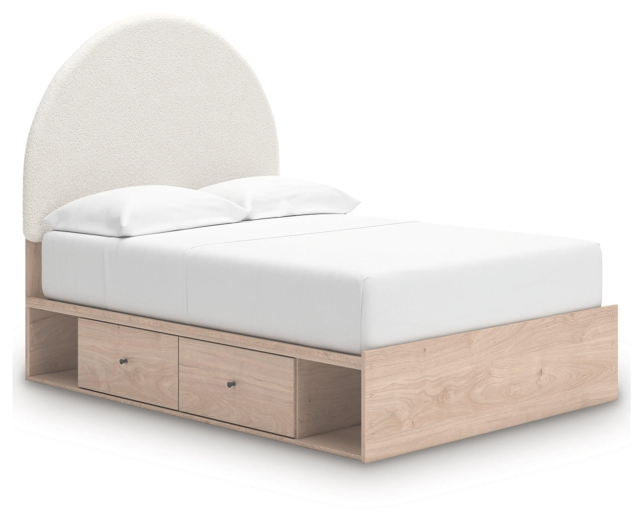 Arloster Full Upholstered Panel Bed with Storage