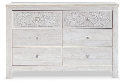 Paxberry Queen Panel Bed, Dresser, 2 Chests and 2 Nightstands
