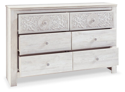 Paxberry Queen Panel Bed, Dresser, 2 Chests and 2 Nightstands