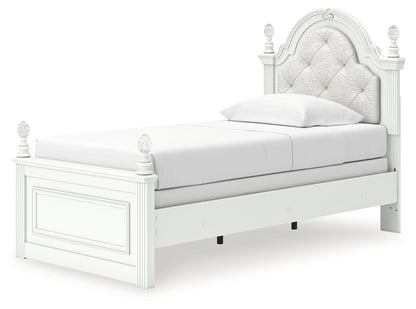 Kozlani Twin Upholstered Panel Bed
