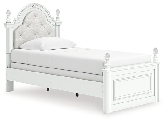 Kozlani Twin Upholstered Panel Bed