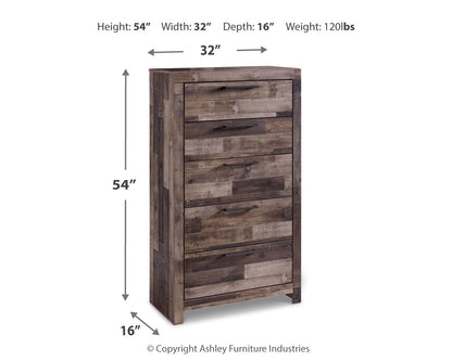 Derekson Twin Panel Bed and Chest