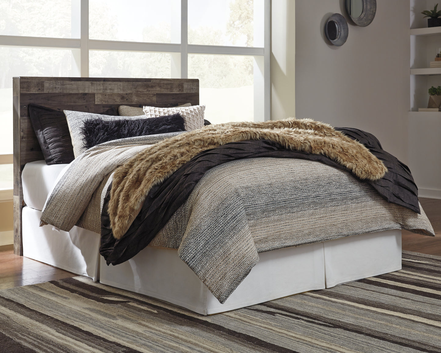 Derekson Queen Panel Headboard, Dresser, Chest and Nightstand