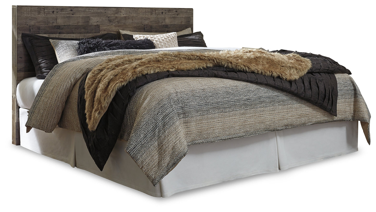 Derekson King Panel Headboard, Dresser, Mirror and Nightstand