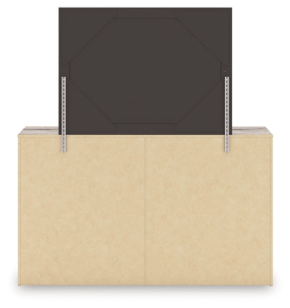 Elbrim Queen Panel Bed, Dresser, Mirror and Nightstand
