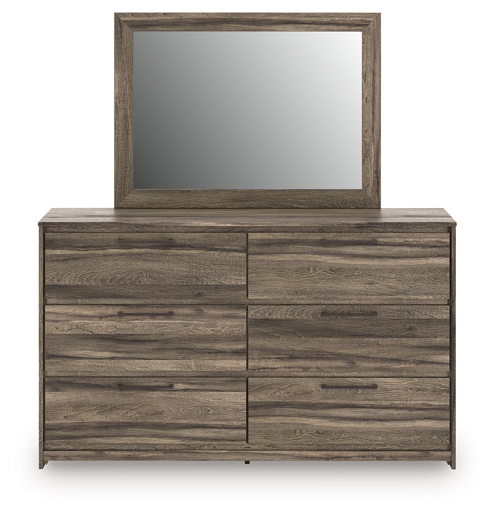 Elbrim Full Panel Storage Bed, Dresser and Mirror