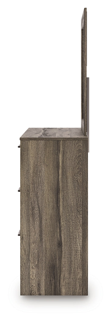 Elbrim Queen Panel Bed, Dresser and Mirror