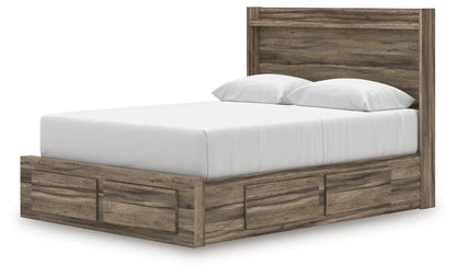 Elbrim Queen Panel Storage Bed, Dresser and Mirror