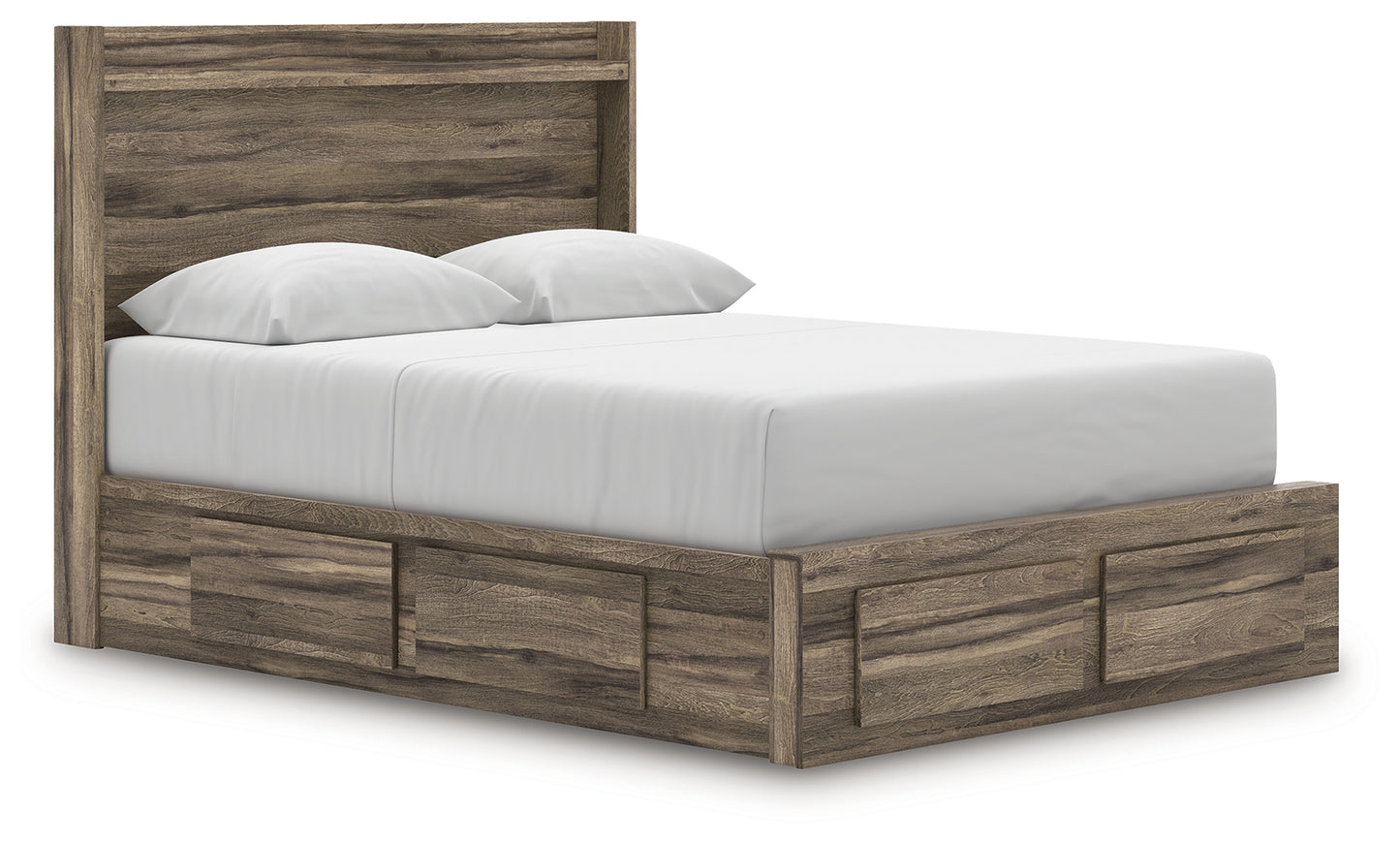 Elbrim Queen Panel Storage Bed, Dresser and Mirror