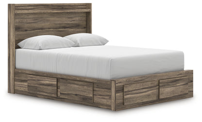 Elbrim Queen Panel Storage Bed, Dresser and Mirror