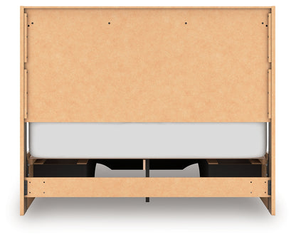 Elbrim Queen Panel Storage Bed, Dresser and Mirror